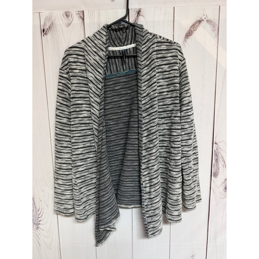 KÜHL‎ Women's Viva Wrap Cardigan Medium Black White EUC